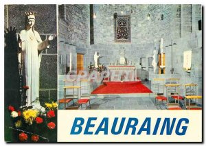 Modern Postcard Beauraing Inside the monumental chapel