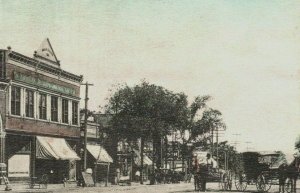 Milledgeville Ga Street View Carr's Emporium American Telegraph College   - A17