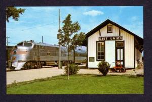 IL East Union Train Railroad Station Depot at Museum