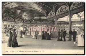 Postcard Old Vichy Interieur sources of Palace