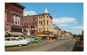 IN - Columbia City. Van Buren Street looking East ca 1956