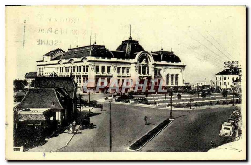 Old Postcard Trouville Queen of Beaches Place Marechal Foch