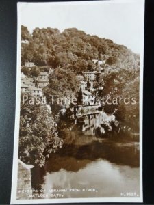 c1938 RP - Heights of Abraham from River, MATLOCK BATH