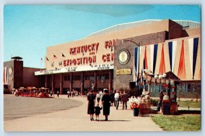 1960 Louisville Kentucky Postcard State Fair Exposition Center Coliseum Building