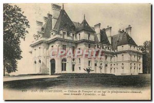 Old Postcard Env Compiegne Chateau Francport Armistice Army