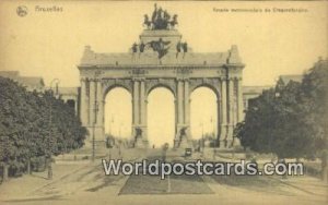 Arcade Monumentale du Cinquantenaire Bruxelles, Belgium Unused 