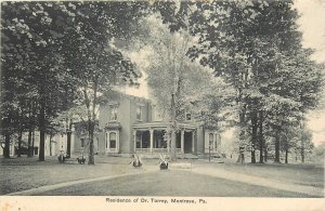 Postcard 1910 Pennsylvania Montrose Residence Dr. Torrey Marvin PA24-1723