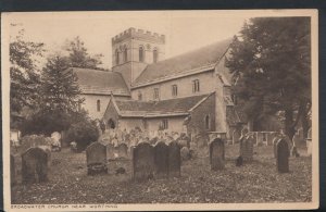 Sussex Postcard - Broadwater Church Near Worthing     RS7574