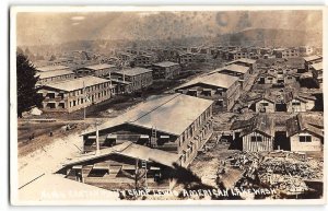 RPPC Cantonment Camp Lewis American Lake, WA Military Army 1917 Vintage Postcard