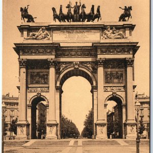 c1910s Milano, Italy Arco della Pace Napoleon Triumphal Arch Monument Horse A366