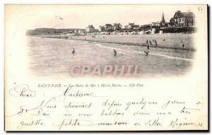 Old Postcard Saint Pair Les Bains de Mer Marce High