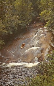 Sliding Rock on Looking Glass Creek Pisgah National Forest - Western North Ca...