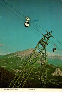 Canada Banff Gondola Lift Tower II 1973