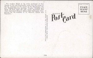 Fort Wayne Indiana IN Country Club Motel c1940s-50s Postcard