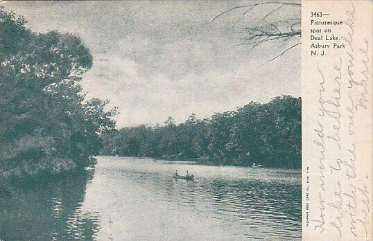 Picturesque Spot On Deal Lake Asbury Park New Jersey 1905