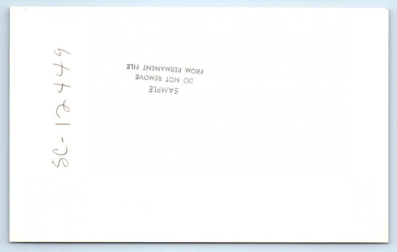 PHOENIX, AZ ~ Advertising SPERRY RAND Dual Stars FLIGHT SYSTEMS Sample Postcard