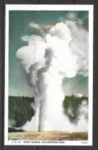 Wyoming, Yellowstone - Giant Geyser -- [WY-116]