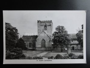 North Wales DENBIGHSHIRE St. Asaph Cathedral - Old RP Postcard