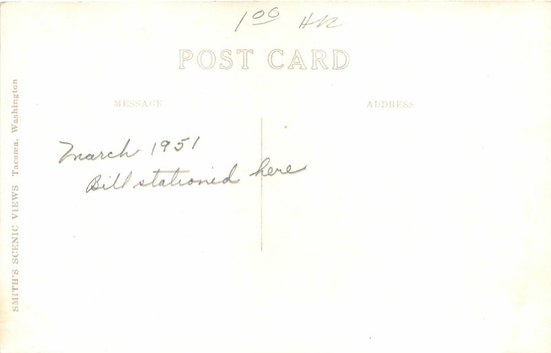 F91/ McChord Field Washington RPPC Postcard 1951 The Palace 2