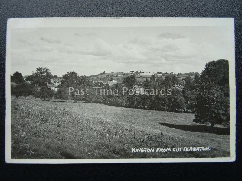 Herefordshire KINGTON from Cutteridge c1950's Old RP Postcard