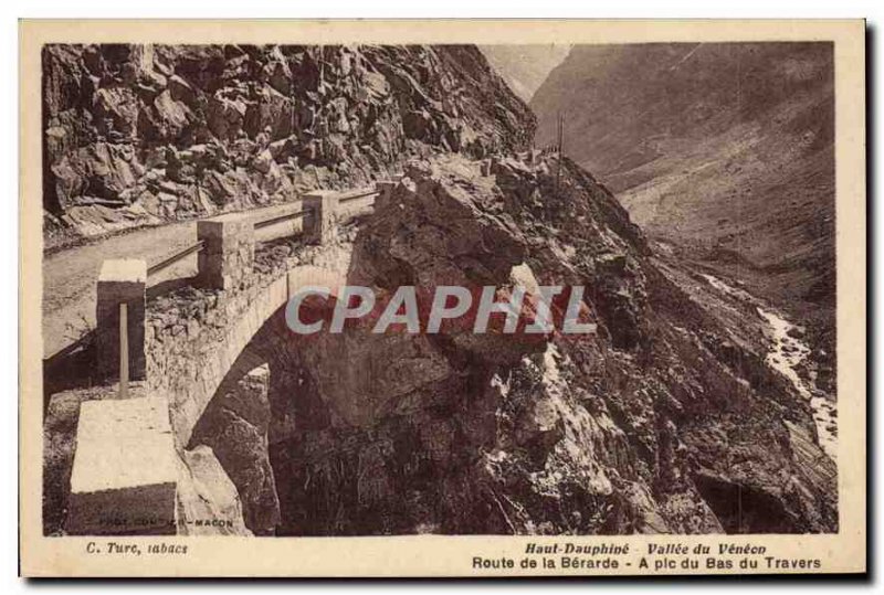 Postcard Old High Vallee du Dauphine Veneon