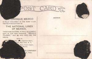 URUAPAN MICHOACAN MEXICO~FALLS OF TZARAARAQUA~NATIONAL LINES ADVERTISNG POSTCARD 