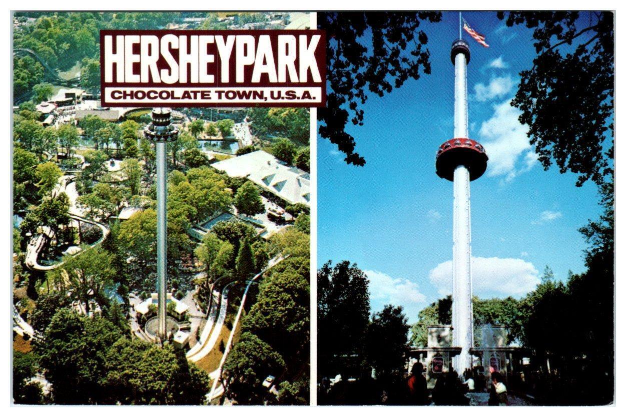 HERSHEYPARK, PA Amusement Park KISSING TOWER 4"x6" Pennsylvania