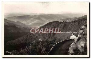 Old Postcard Saint Agreve Valley of Bompas Road and Cheylard