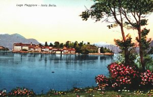 Italy Lago Maggiore Isola Bella Vintage Postcard 04.20