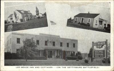 Gettysburg PA Lee-Meade Inn & Cottages Multi-view Postcard