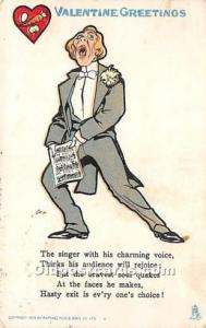 The singer with his charming voice Vinegar Valentine Postal used unknown ligh...