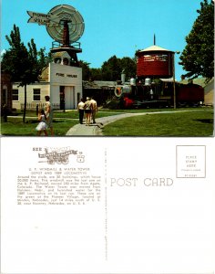 U. P Windmill & Water Tower Depot and 1889 Locomotive (10640)