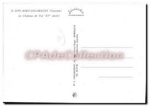 Postcard Modern Bort Les Orgues Le Chateau De Val