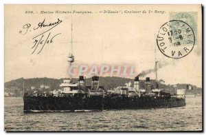 Old Postcard Boat War On Esaix 1st rank cruiser