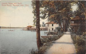 J68/ Buckeye Lake Newark Ohio Postcard c1910 Launch Haven Cottages 258