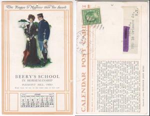 June 1911, Beery's School in Horsemanship, Pleasant Hill OH