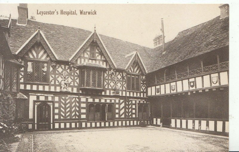 Warwickshire Postcard - Leycester's Hospital - Warwick - Ref ZZ4200