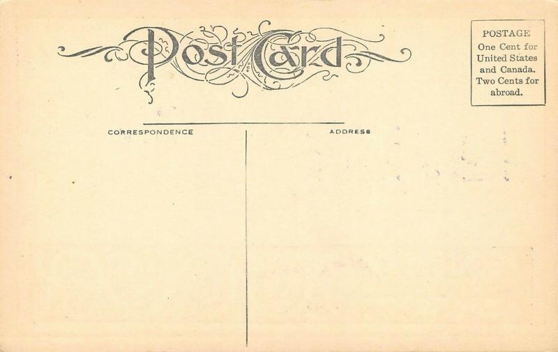 ARTS & CRAFTS c1909 Love Poetry Postcard by Geo N. Alsop Richmond Virginia