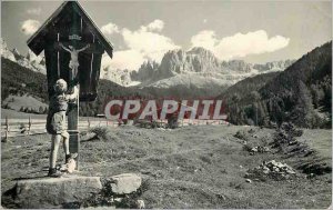 Postcard Modern S Cipriano IL Catinaccio 2981 m Christ Child