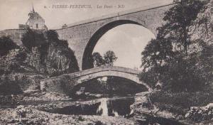 Pierre Perthuis Bridge Ponts French France Antique Postcard