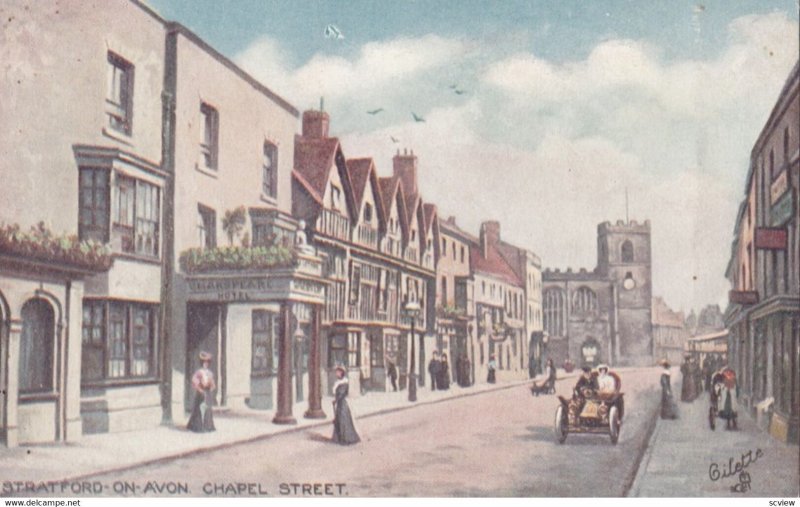 STRATFORD-ON-AVON, 1900-1910s; Chapel Street; TUCK 7526