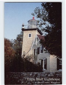 Postcard Eagle Bluff Lighthouse, Peninsula State Park, Fish Creek, Wisconsin