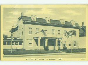 Linen COLONIAL HOTEL Fremont Ohio OH HQ4010