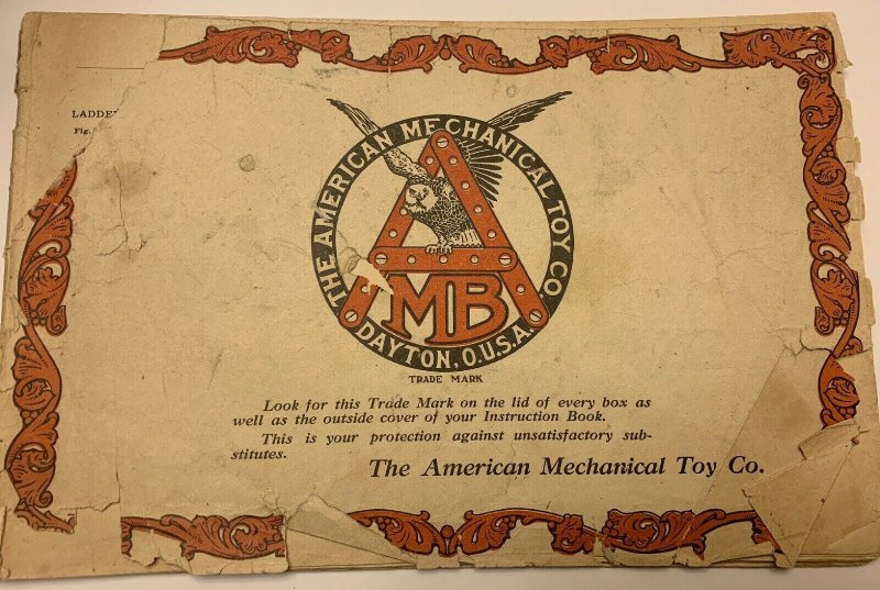 Orig 1916 American Model Builder, American Mechanical Toy Dayton Ohio Catalog