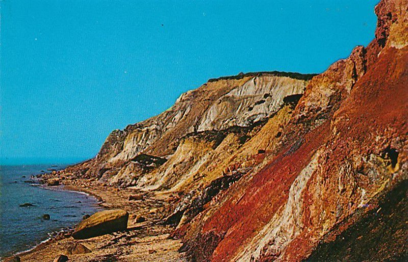 Gay Head Cliffs on Marthas Vineyard Island MA, Massachusetts