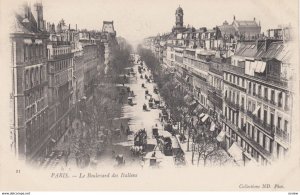 PARIS, France,1910-1920s, Le Boulevard des Italiens