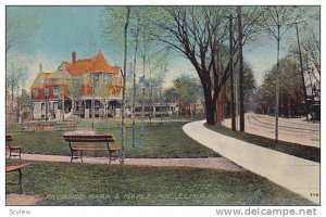 Riverside Park & Maple Ave., Elmira, New York, PU_1912