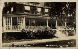 Kennebunkport ME The Arundel c1920s Real Photo Postcard