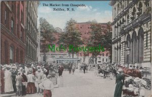 Canada Postcard - Halifax, Nova Scotia, The Market From Cheapside  RS37011