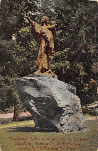 Sacajawea, Indian Guide of the Lewis and Clarke Espedition Statue in City Par...